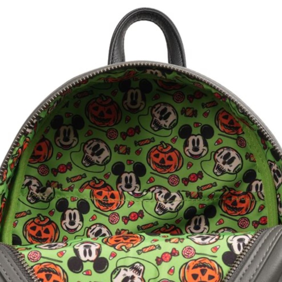 Loungefly Disney 100 Trick or Treaters Glow in the Dark Mini Backpack main image 5